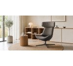CLEO Anthracite Lounge Chair