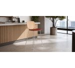 High stool CODICI - upholstered seat