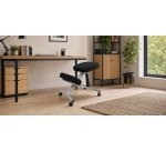 Siège ergonomique assis genoux Unilux Ergo Leg, noir