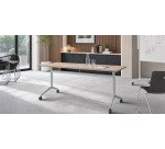 Foldable Table POLLY L.160 x D.70 cm Elm Top