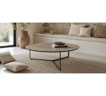 Lage ronde tafel MADRID diameter 100 cm