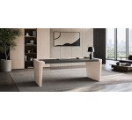 Bureau direction Xennon L.190 x P.100 avec sous-main en cuir