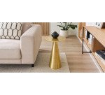 Table d'appoint Rhet Ø 39 cm or