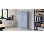 Armoire métal portes battantes monobloc Mety H 198 cm