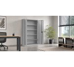 Armoire métal portes battantes monobloc Metily H 198 cm