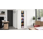 Armoire haute à rideaux démontables Classiques 220 x 120 cm