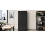 Armario de oficina metálico desmontable Unión G. puertas batientes Alt. 195 x An. 91,6 cm