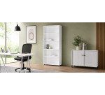 High bookcase white Eden