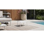 Table basse, Repose-pieds, d'extérieur OUDON en aluminium