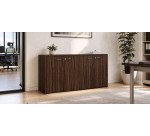 Armoire basse XENNON portes battantes H.86 x L.172 cm