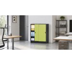 Armoire portes coulissantes couleurs hauteur 100 cm