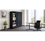 Metal Cabinet Large Volume - Jumbo sliding doors great depth H 200 x W 180 x D 60 cm