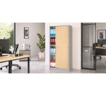 Armoire portes coulissantes 180 x 90 gris hêtre
