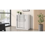 Armoire à rideaux hauteur 100 cm - 24 tiroirs