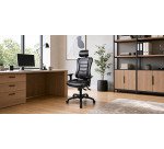 Fauteuil de bureau 'Head Point RS', noir / noir
