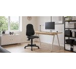 Chaise de bureau pivotante 'Ortho Point', noir