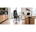 Fauteuil de bureau 'Support SY', similicuir, noir
