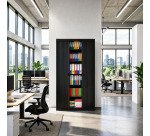 Armoire haute à rideaux démontables Classiques 220 x 120 cm