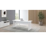 Straight desk with solid wood legs Bruneau Excellens
