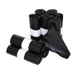 Bolsa de basura domestico negra 70x90cm galga 80 - Rollo 10 unidades