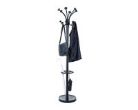 Appendiabiti Maulnubis colore nero 20 ganci con portaombrelli
