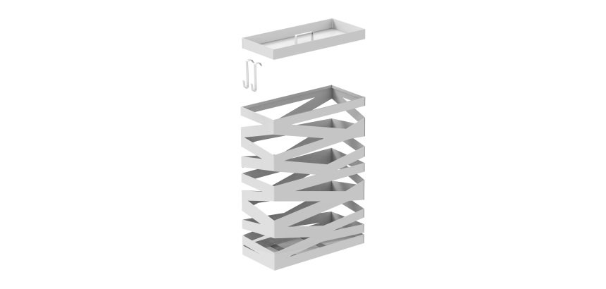 Portaombrelli Design colore bianco