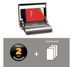 Rilegatrice a dorsi plastici Fellowes Quasar+ 500 Manuale - 500 fogli