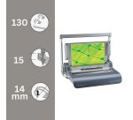Pack relieuse Quasar Wire manuelle + 100 baguettes métal blanches 8 mm