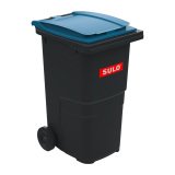 Garbage can 2 wheels 240 liters blue lid