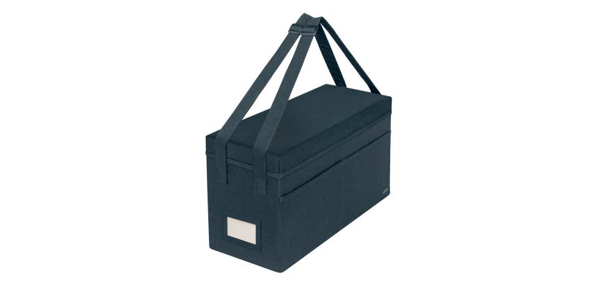 Sac de rangement compact - Avec couvercle - pour pc 16" - Tissu gris - Hot desking -  Leitz