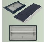 Sac de rangement compact - Avec couvercle - pour pc 14" - Tissu gris - Hot desking -  Leitz