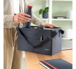 Sac de rangement compact - Tissu gris - Hot desking -  Leitz