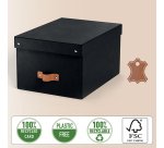 Boîte de rangement carton 17 Litres Leitz Puro H 20 x L 37 x P 27 cm - Lot de 2