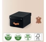 Boîte de rangement carton 7 Litres Leitz Puro H 15 x L 28 x P 20 cm - Lot de 2