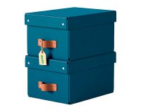 Boîte de rangement carton 7 Litres Leitz Puro H 15 x L 28 x P 20 cm - Lot de 2
