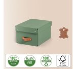 Boîte de rangement carton 7 Litres Leitz Puro H 15 x L 28 x P 20 cm - Lot de 2