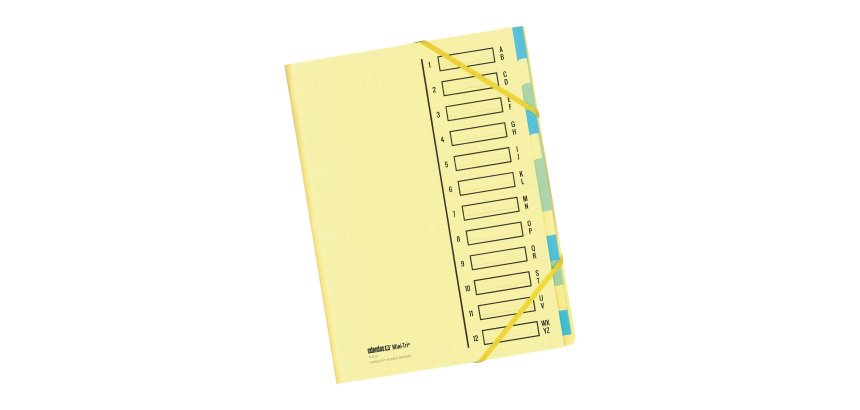 12-pocket stapled-back sorter