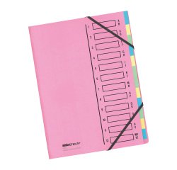Heftmappe mit 12 Fächern