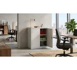 Armoire Monobloc à portes battantes H 100 cm