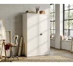 Armoire métal portes battantes monobloc Mety H 198 cm