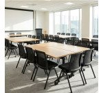 Stoel MONDAY - Ophangbaar - Rugleuning mesh - Metalen poten