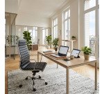 Chaise de bureau Andrea simili cuir