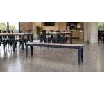 Banc bois et métal