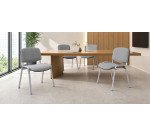 Chaise CONFÉRENCE CLASSIQUE - pieds aluminium