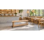 Banc Safara bois massif de tek recyclé 150 cm