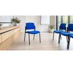 Chaise Simone assise et dossier tissu