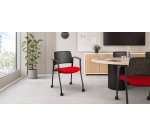 Fauteuil à roulettes Noemie - dossier polypropylène