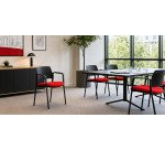 Armchair Simone with polypropylene backrest