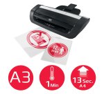 GBC Fusion Plus 7000L Plastificatrice a caldo Nero, Argento