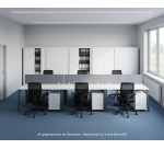 Korpus-Metall-Rollladenschrank Monobloc Généric - B 120 x H 198 x T 43 cm - NF-OEC und GS